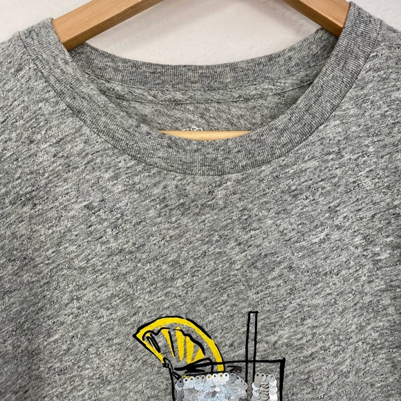 J Crew Squence Gin Fizz Casual Graphic Tshirt NWOT - Picture 6 of 16